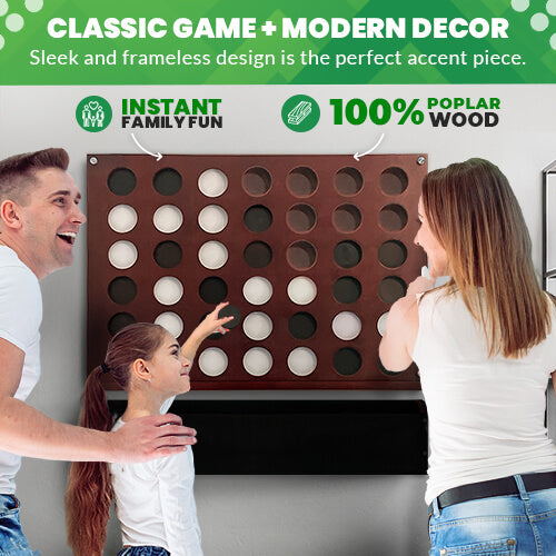 Wall Mounted Giant 4 In A Row Game