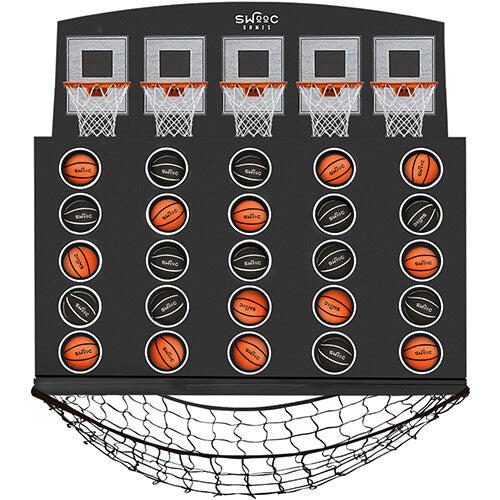 Low Post Line-Up | Wall Mounted Basketball 4 In A Row