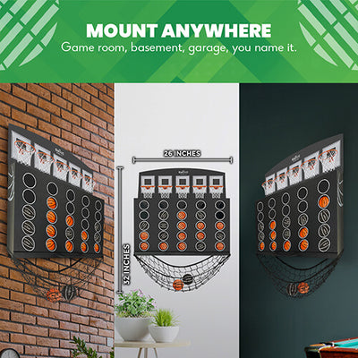 Low Post Lineup | Wall Mounted Basketball 4 In A Row