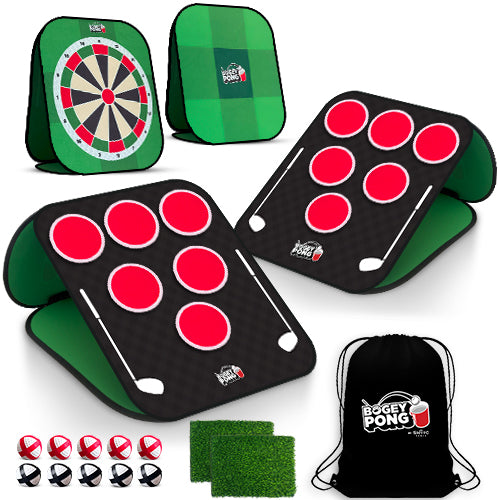 Bogey Pong | 3-in-1 Backyard Pong Golf Game Set