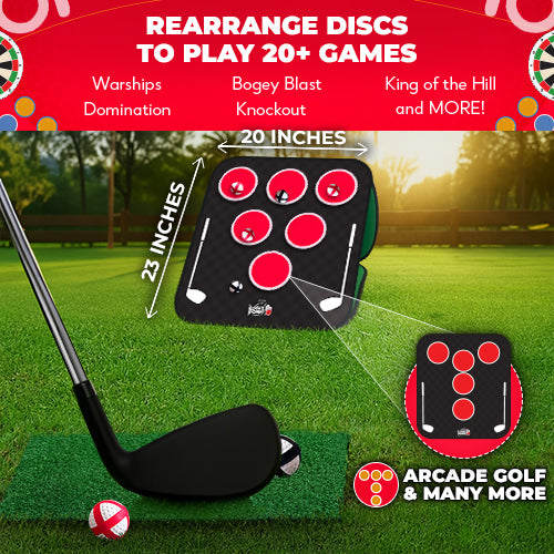 Bogey Pong | 3-in-1 Backyard Pong Golf Game Set