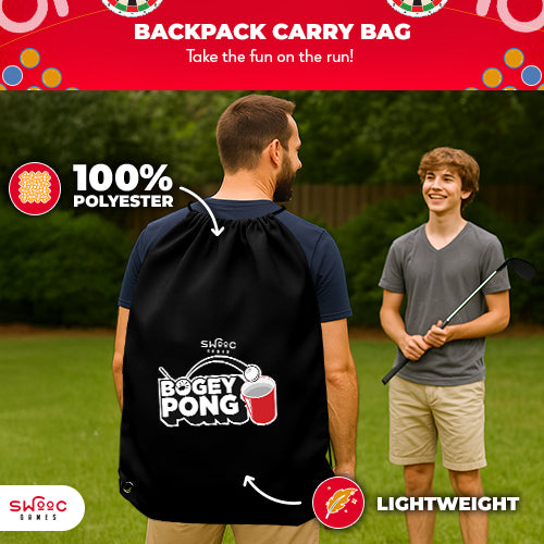 Bogey Pong | 3-in-1 Backyard Pong Golf Game Set