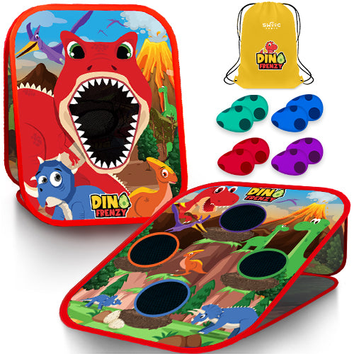 Dino Frenzy™ | 2-in-1 Corn Hole Games for Kids