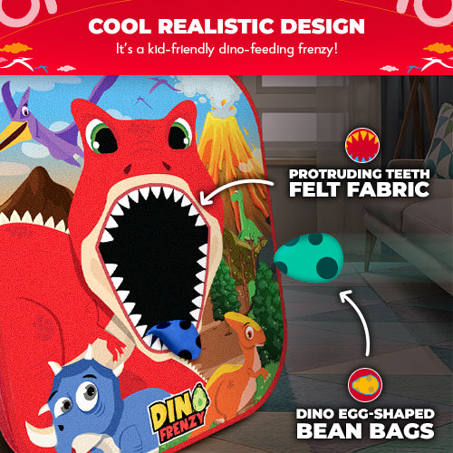 Dino Frenzy | 2-in-1 Corn Hole Games for Kids