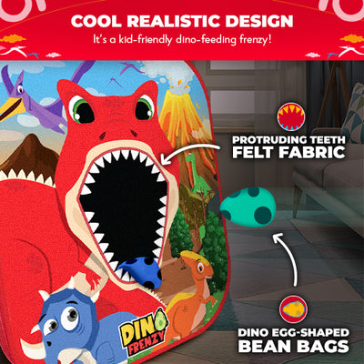 Dino Frenzy | 2-in-1 Corn Hole Games for Kids