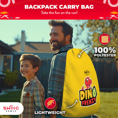 Dino Frenzy | 2-in-1 Corn Hole Games for Kids