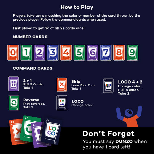 DUNZO™: Uno Inspired Drinking Game