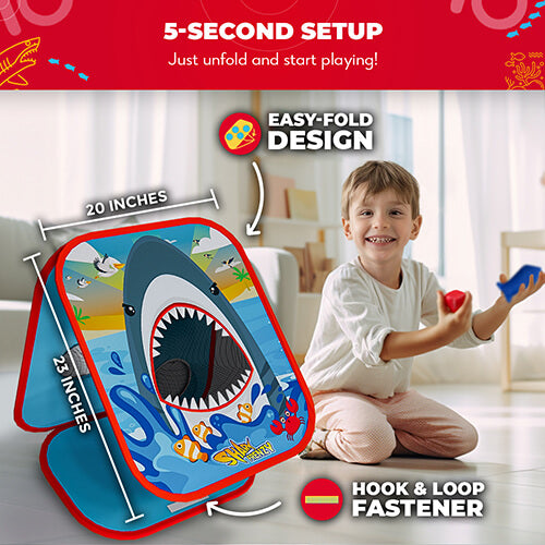 Shark Frenzy™ | 2-In-1 Bean Bag Toss Game For Kids