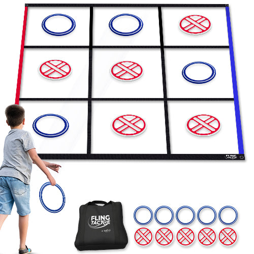 Fling Tac Toe (9ft x 9ft) Giant Tic Tac Toe Game