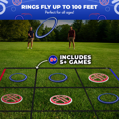 Fling Tac Toe (9ft x 9ft) Giant Tic Tac Toe Game
