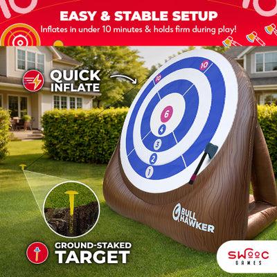 XL Bull Hawker - Giant Axe Darts Game