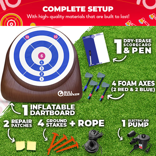 XL Bull Hawker - Giant Axe Darts Game
