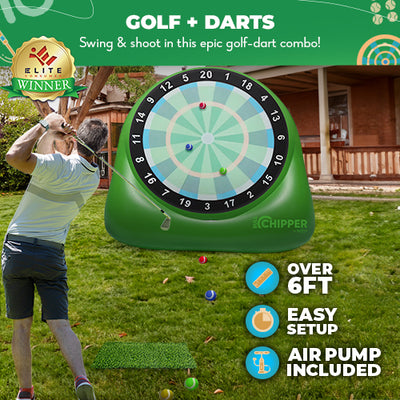Bull Chipper™ | Giant Golf Darts (Over 6ft Tall)