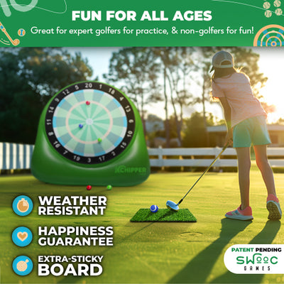 Bull Chipper™ | Giant Golf Darts (Over 6ft Tall)