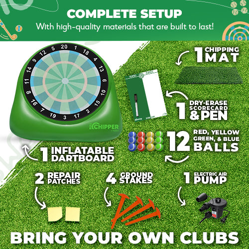 Bull Chipper™ | Giant Golf Darts (Over 6ft Tall)