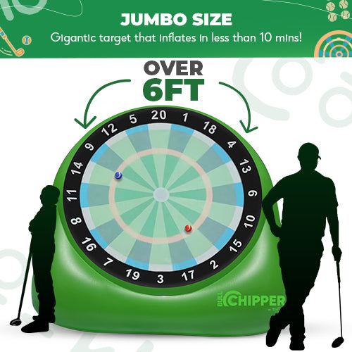 Bull Chipper™ | Giant Golf Darts (Over 6ft Tall)