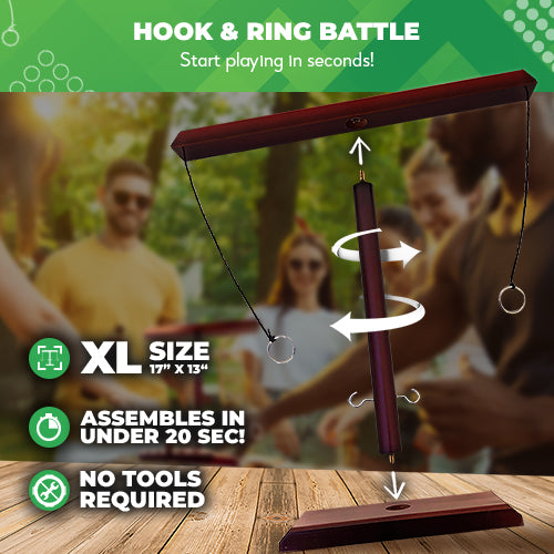 Battle Hooks - 2 Player Hook & Ring Game