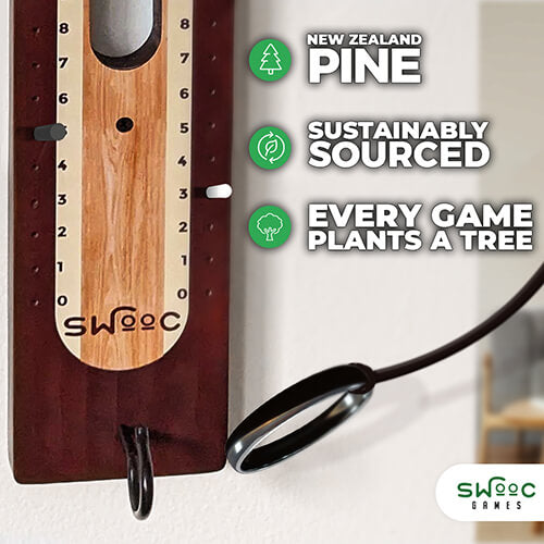 Hook And Ring Game - Wall Mounted Modern Design