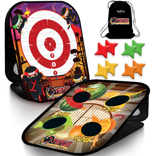 Ninja Superstar™️| 2-in-1 Corn Hole Games for Kids