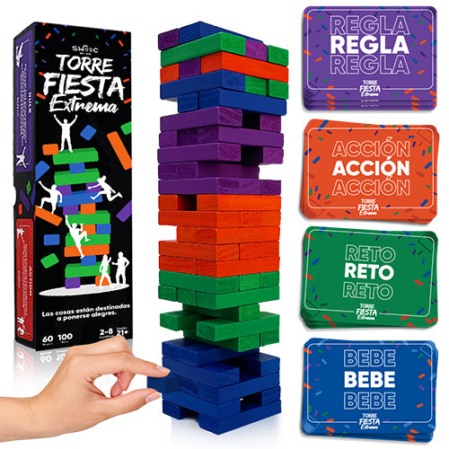 Torre Fiesta Extrema – 100 Comandos y 60 Bloques