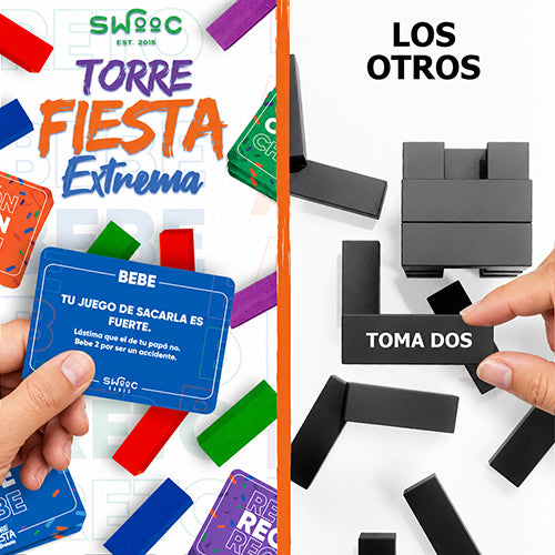 Torre Fiesta Extrema – 100 Comandos y 60 Bloques