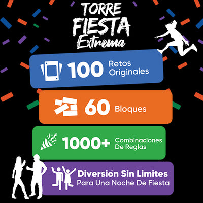Torre Fiesta Extrema – 100 Comandos y 60 Bloques