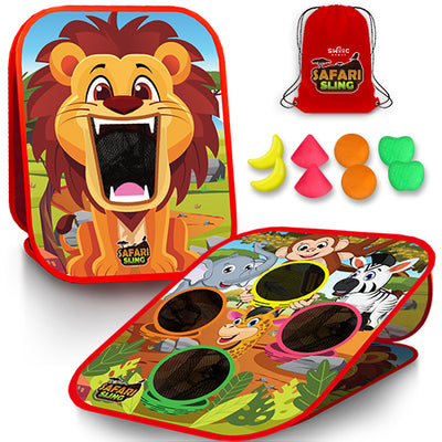 Safari Sling™ | 2-in-1 Bean Bag Toss Game for Kids