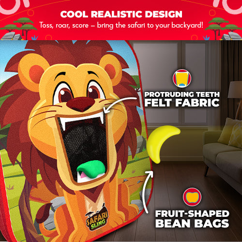 Safari Sling™ | 2-in-1 Bean Bag Toss Game for Kids