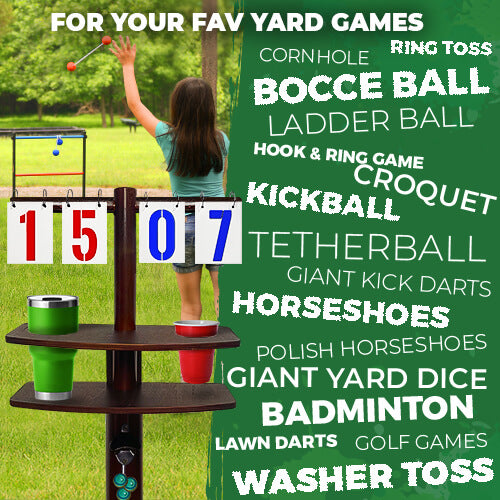 Cornhole Score Keeper & Other Yard Games