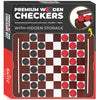 Premium Wooden Checkers Set W/ Hidden Magnetic Storage