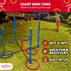 SWOOC Games – King Toss | Giant Ring Toss Game for Kids and Adults (4ft x 4ft) | Weatherproof Giant Outdoor Games for Adults and Family | Backyard Games | Giant Yard Games | Giant Lawn Games | Outside Games for Adults and Family | Beach Games for Family