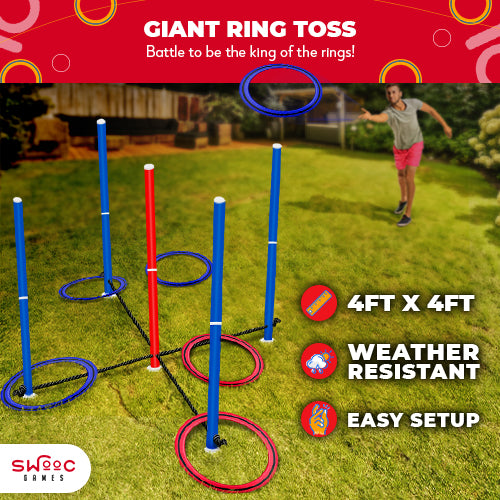 King Toss™ | Giant Ring Toss Game for Kids and Adults