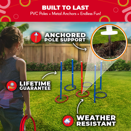 King Toss™ | Giant Ring Toss Game for Kids and Adults