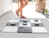 2-in-1 Giant Checkers & Tic Tac Toe Game