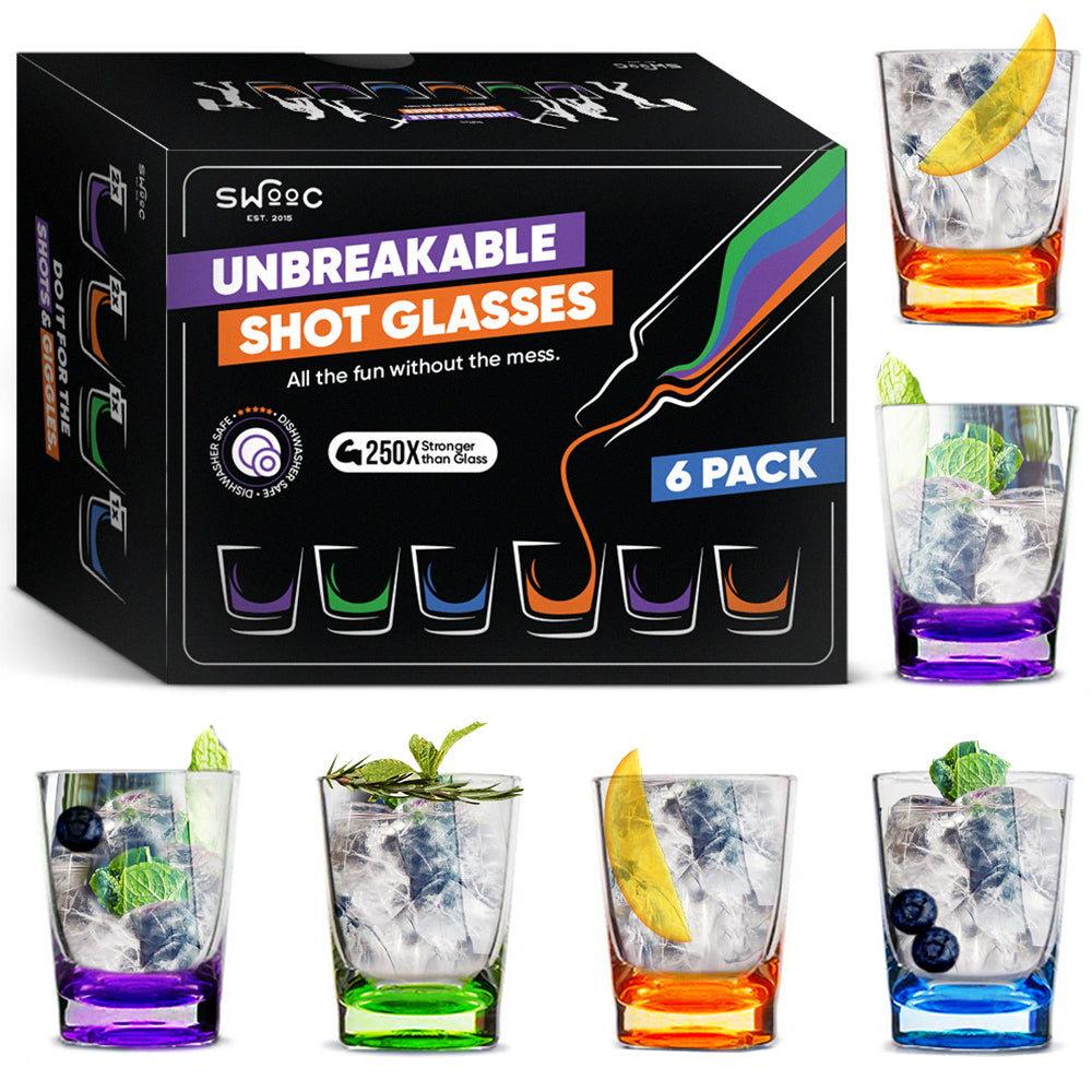 Unbreakable Shot Glasses (6 Pack)
