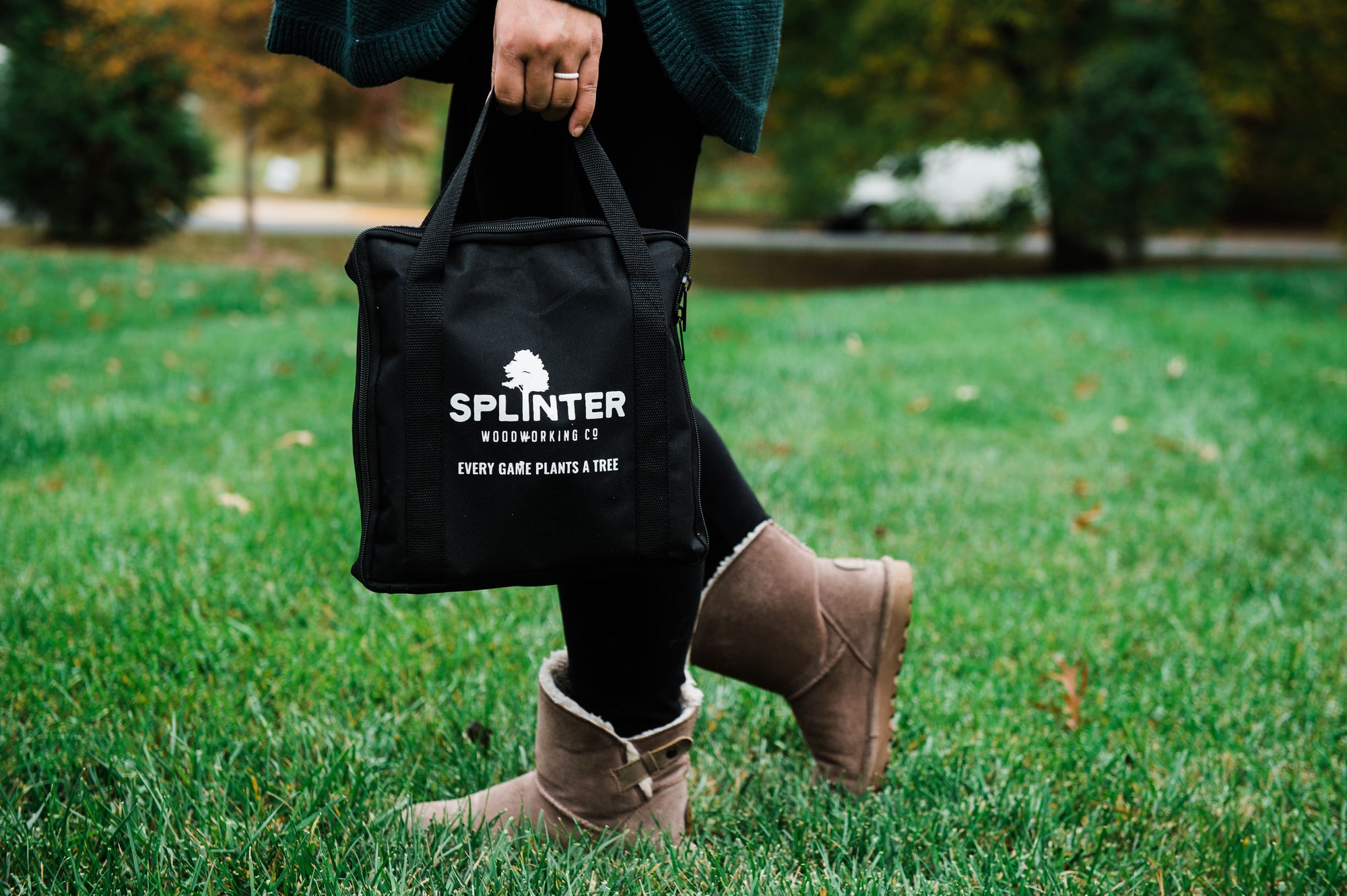 Giant Wooden Tic Tac Toe Game