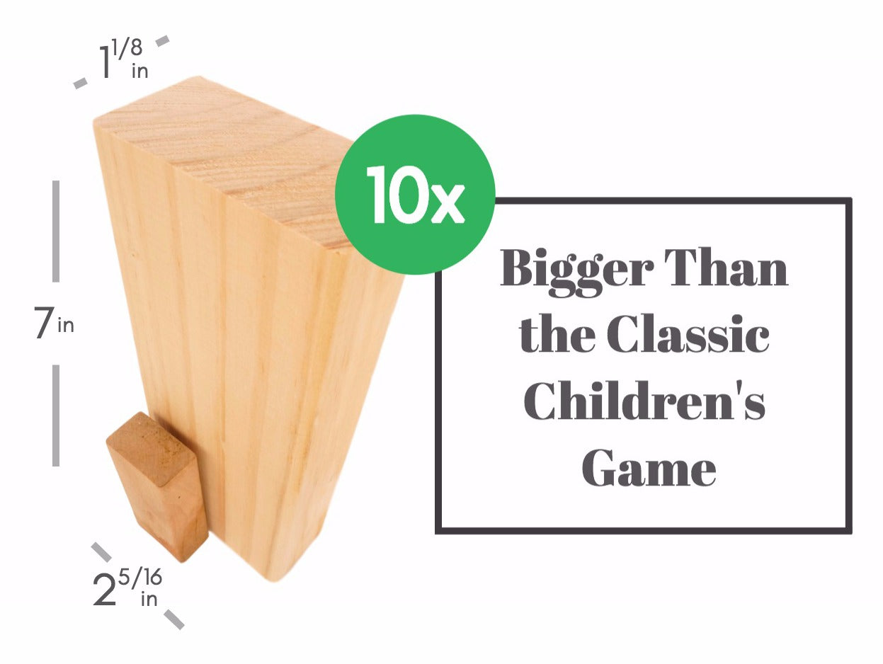 Premium Giant Tower Game w/ Storage Crate