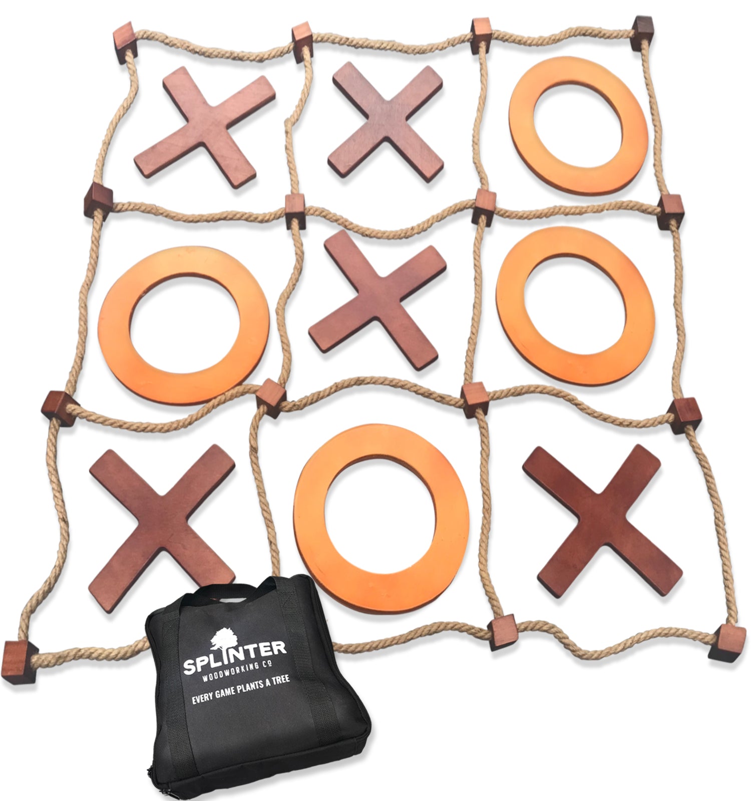 Giant Wooden Tic Tac Toe Game